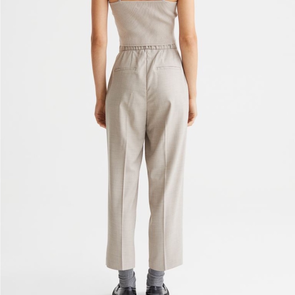 H&M ankle length pants light beige 12